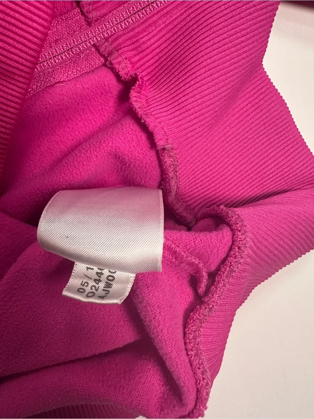 adidas Girls' Bright Pink Hooded Track Jacket with Chevron Stripes